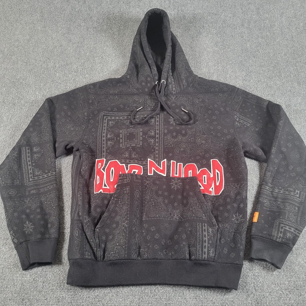 Boyz N the Hood Shoe Palace Hoodie Men's M Black Pullover Sweatshirt Back Hit